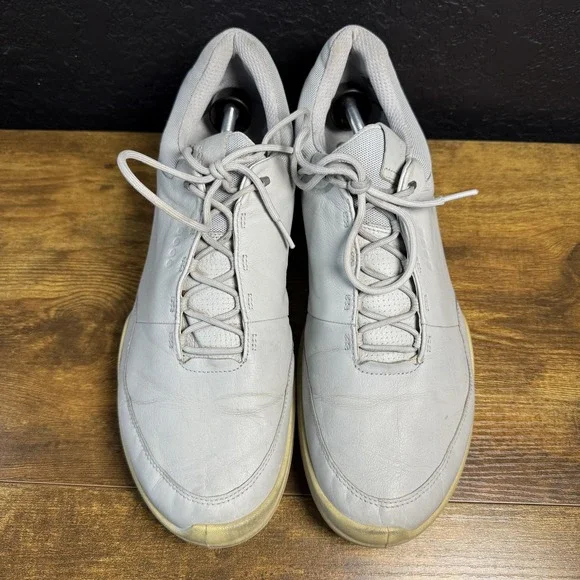 Ecco Biom Hybrid Golf Shoes Mens Size‎ 13-13.5 Gray Leather Spikeless Comfort